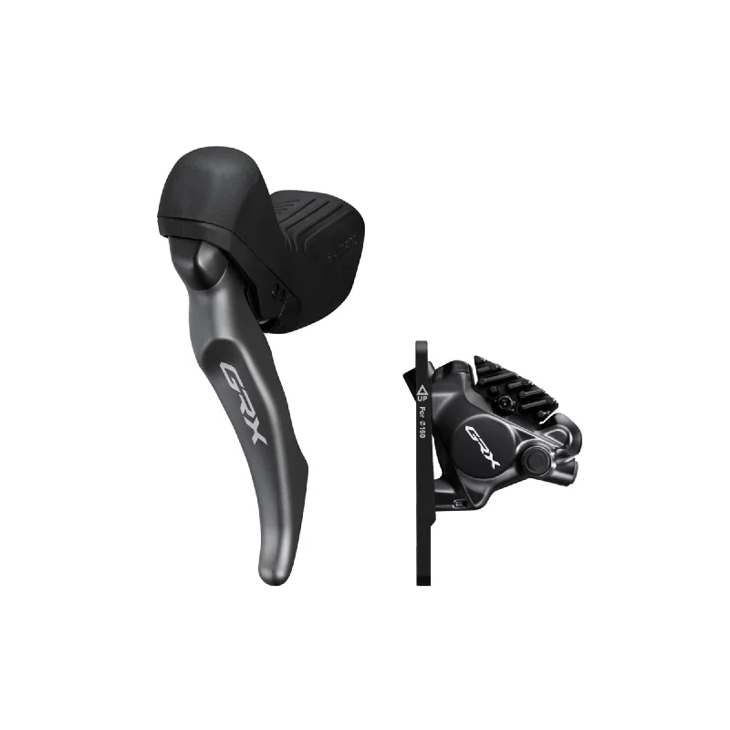 Slim hydration vest-Shimano GRX RX820/RX820 Left Dropper Compatible Brake Lever and Front Brake Set