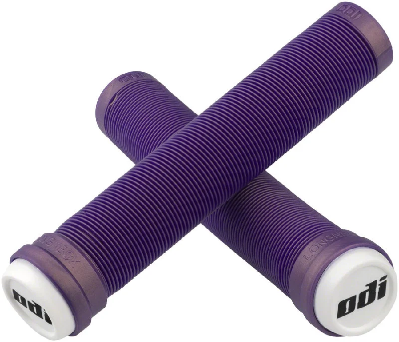 Pro-level cap-ODI SOFT X-LONGNECK GRIPS - PURPLE 160MM