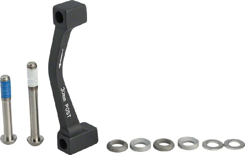 Thin bike arm warmers-Avid/SRAM Disc 30mm Post-Mount Adaptor with Titanium Bolts, Fits 170mm Rear Rotors, CPS Washers