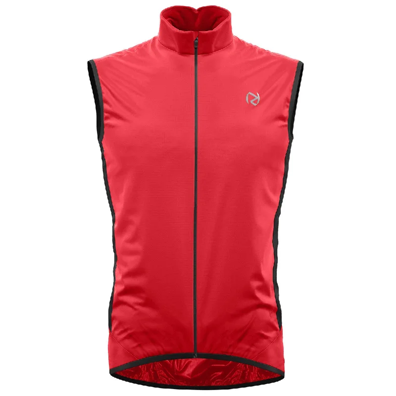 Storm-proof bike jersey-Gilet DKB Veloce - Rosso