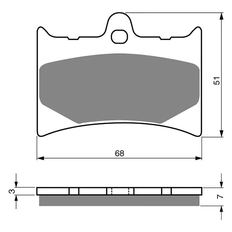 Fast-drying vest-GOLDfren Brake Pads - S3 Sintered Sports