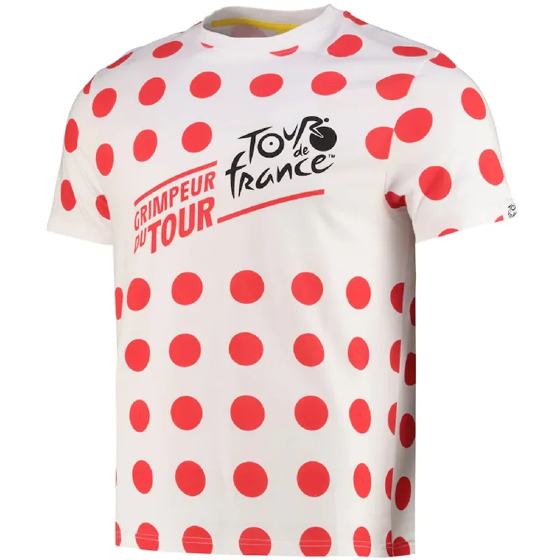 Reinforced wrist straps-T-Shirt Tour de France Leader - Polka Dot