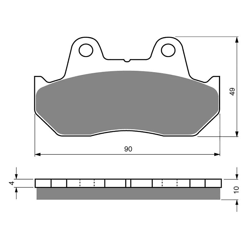 Slim hydration vest-GOLDfren Brake Pads - S3 Sintered Sports (PBPH17)