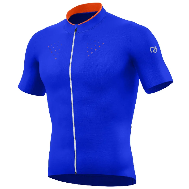 Wool MTB jersey-Maglia DKB Trofeo - Blu rosso