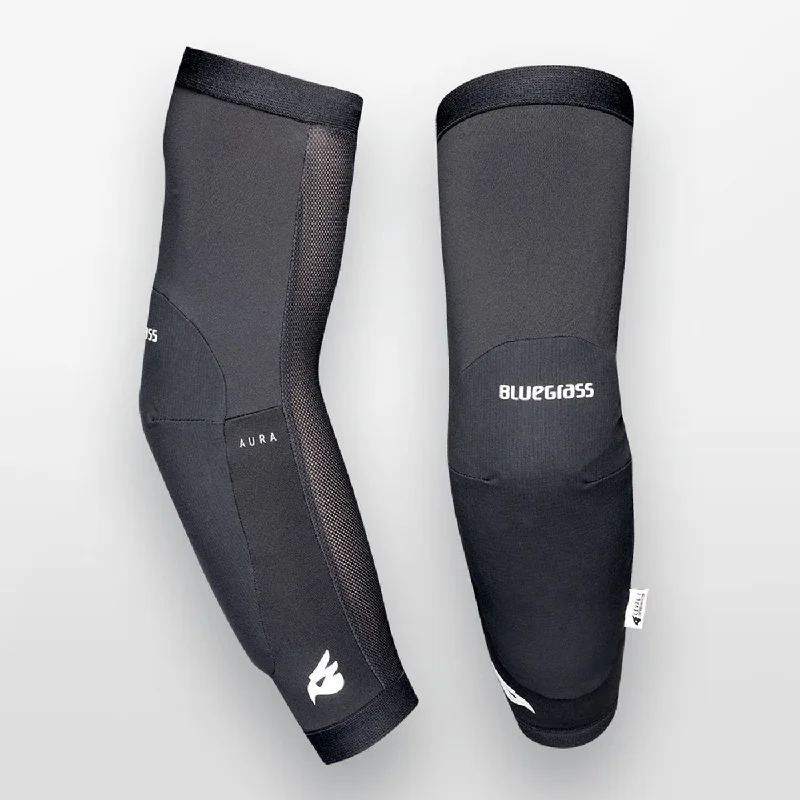 Stretchy shin guards-Protezioni gomito Bluegrass Aura - Nero