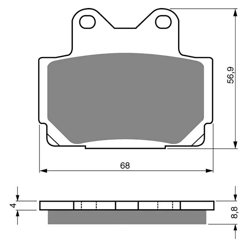 Fast-drying tights-GOLDfren Brake Pads - S3 Sintered Sports (PBPH33)