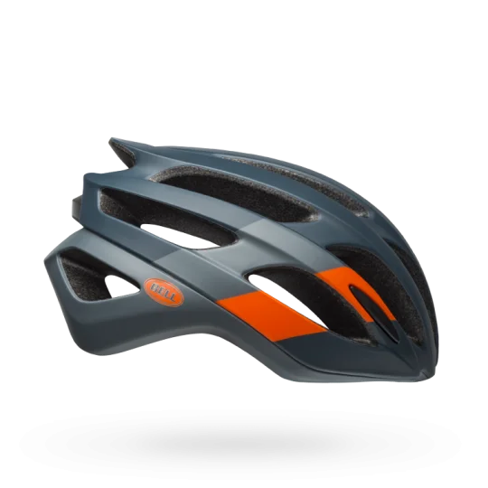 Pro-level bike shorts-Bell Falcon MIPS Road Helmet - Attitude Matt Gloss Slate-Coal-Orange - 2019