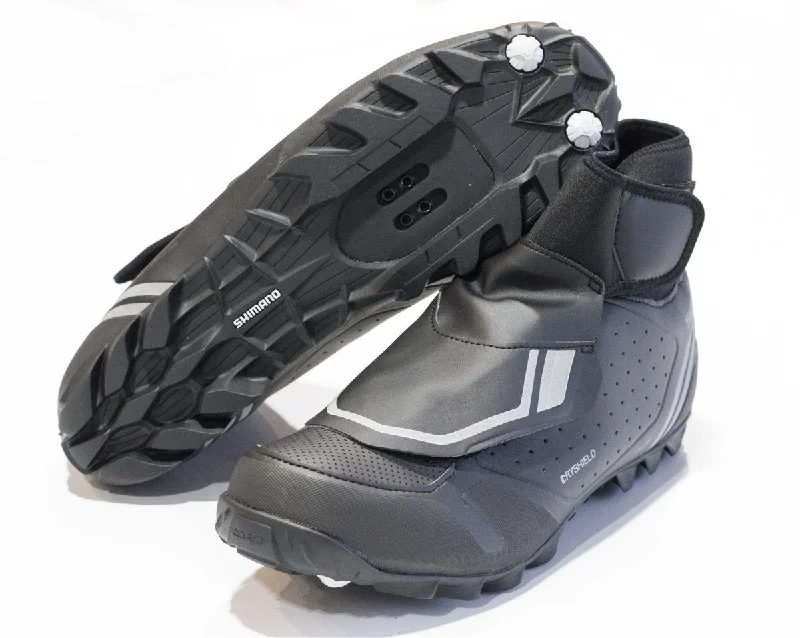 Weatherproof arm guards-Shimano MW5 Winter MTB Shoe - Black